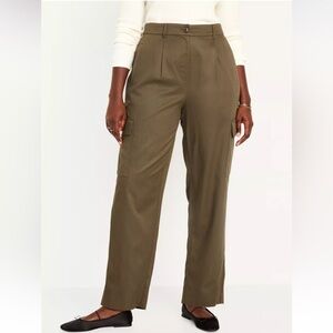 Old Navy Women's Extra High-Waisted Taylor Cargo Pants Reishi Size 3X